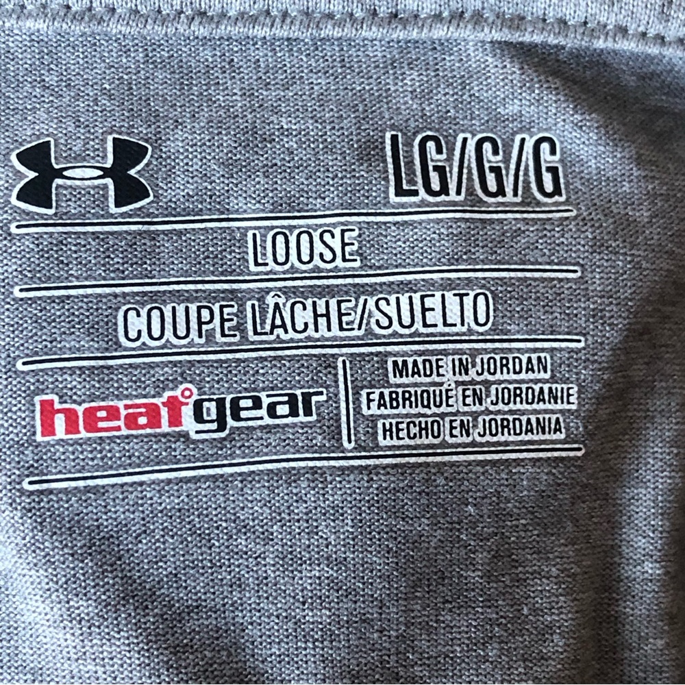 3/$25 UNDER ARMOUR Men’s Palm Springs Gray Zip Up Warm Up Jacket with Hood - Picture 9 of 11